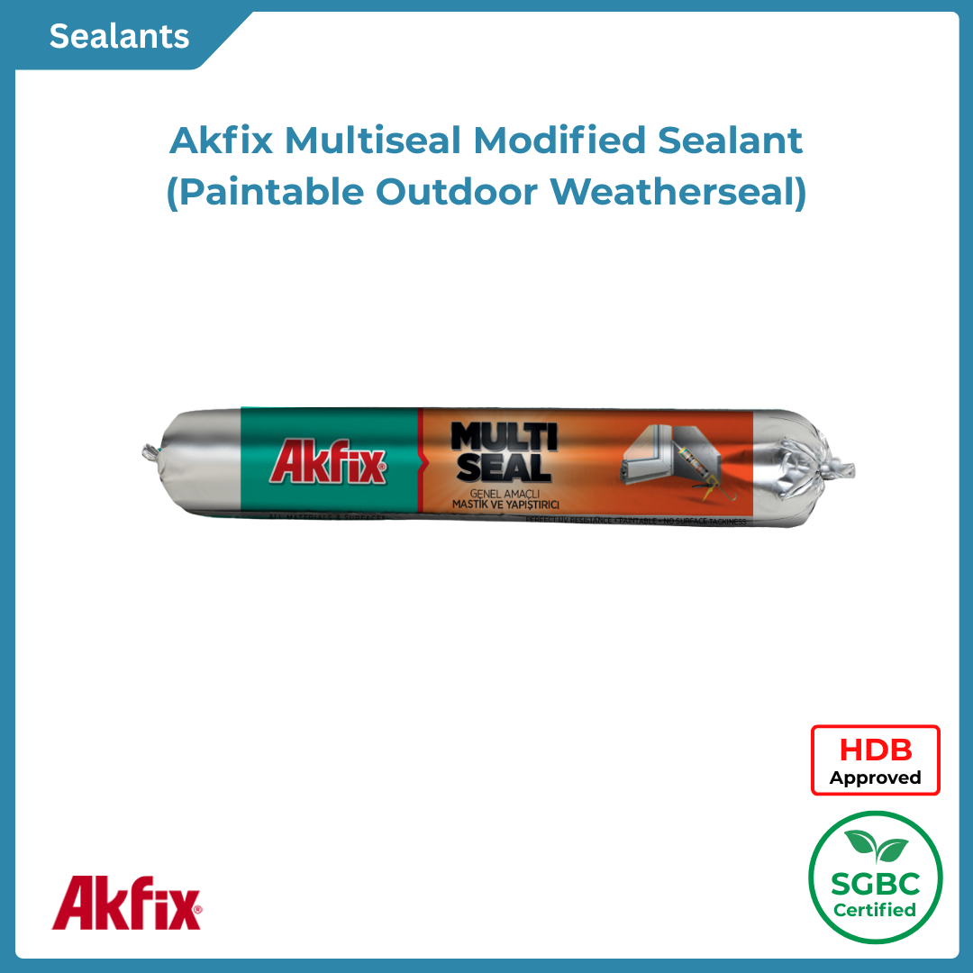 Akfix Multiseal Modified Sealant (Paintable Outdoor Weatherseal)