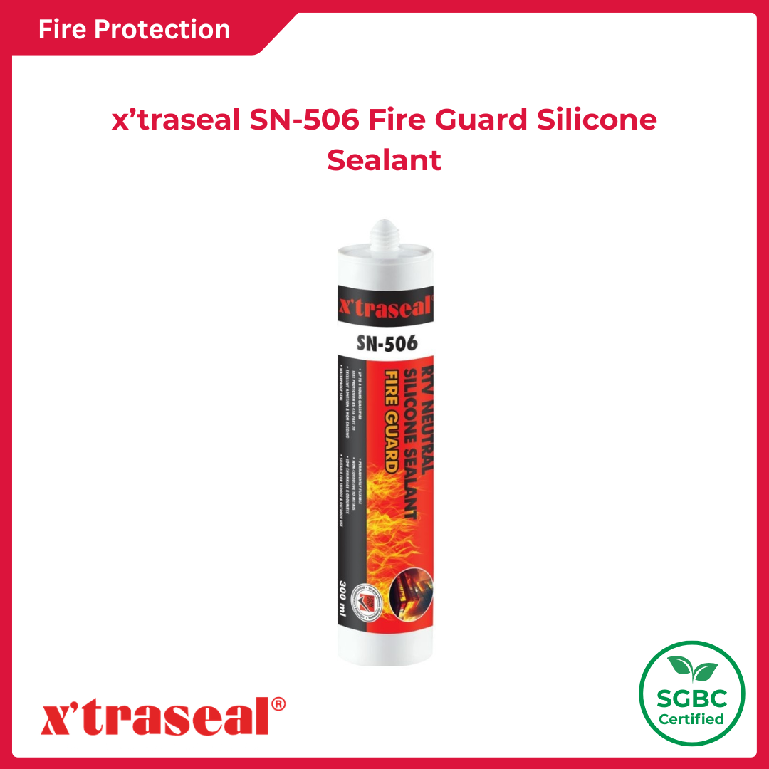 x’traseal SN-506 Fire Guard Silicone Sealant (4hr Fire-Rated)